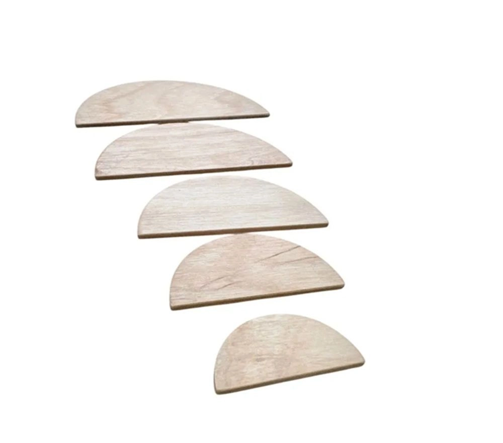 Edu Fun Wooden Grading Semicircles - Suitable for 2 years and above 5 pieces