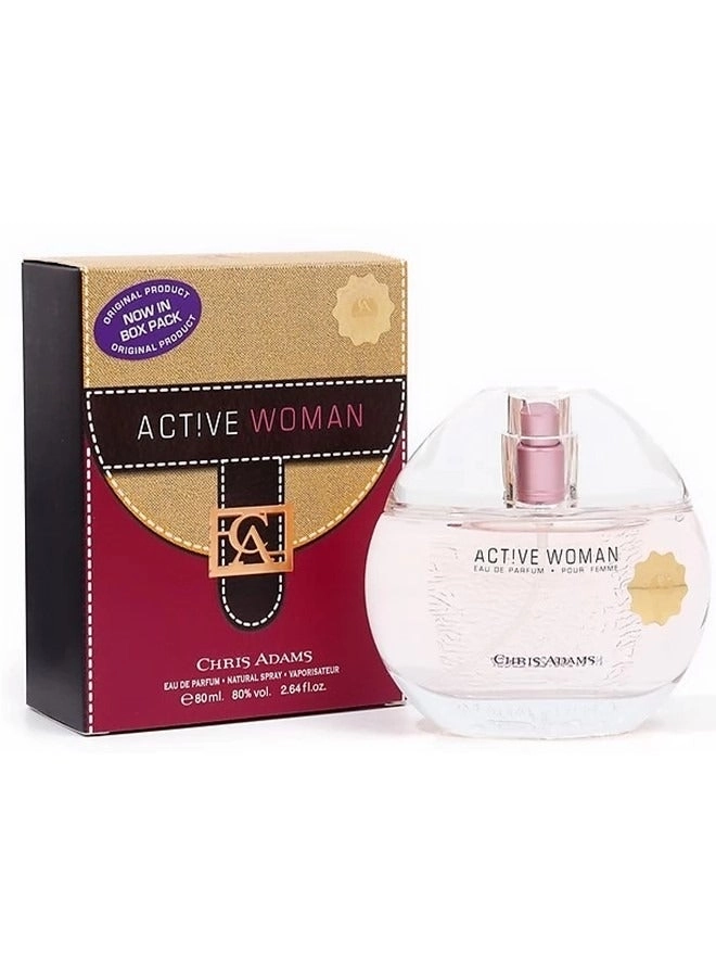 Active Woman - Eau de Parfum 80 ml Set
