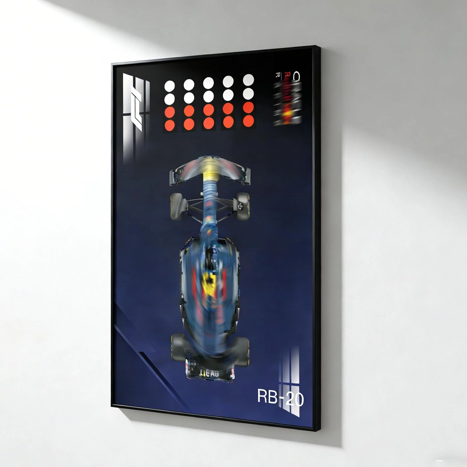 bodamaike LEGO Illuminated Signal Light Model Wall Display Board