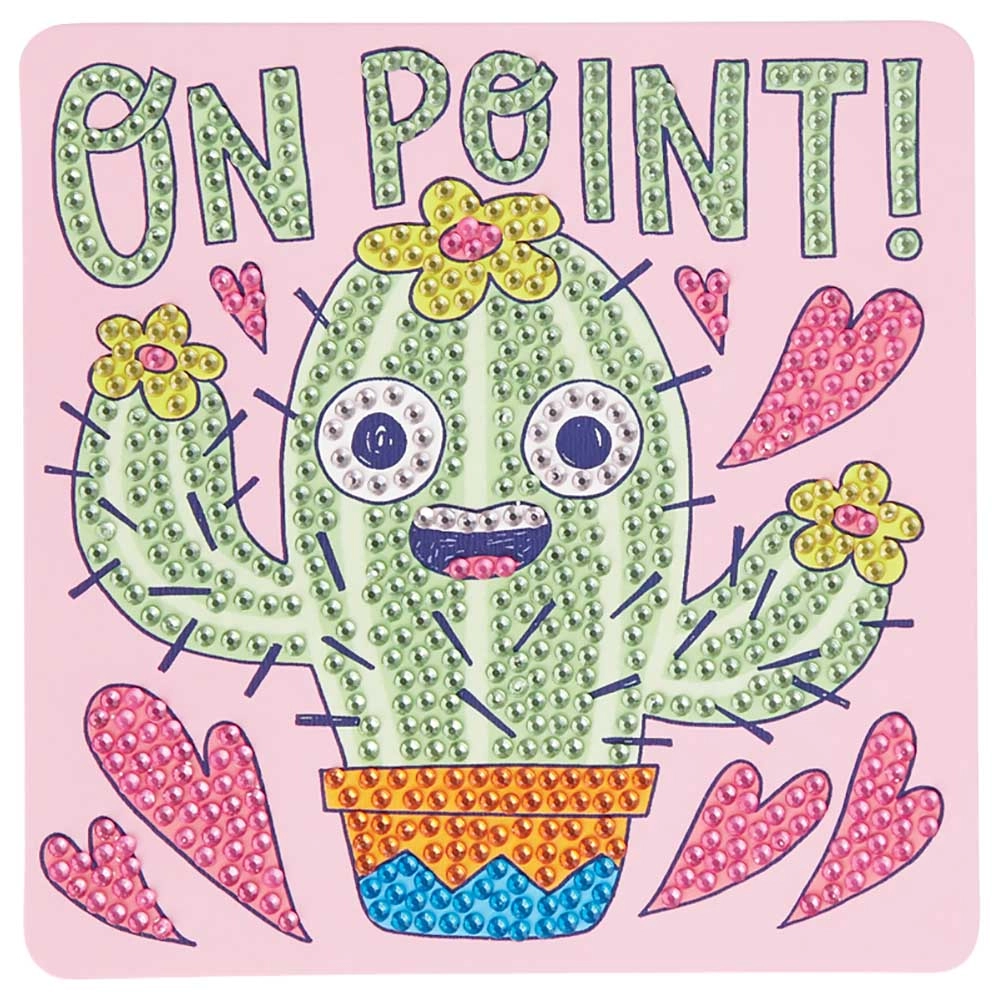 Razzle Dazzle Mini Gem Art Kit - Cheery Cactus