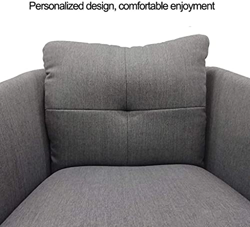 Reclining Chair - Fabric Cotton Black