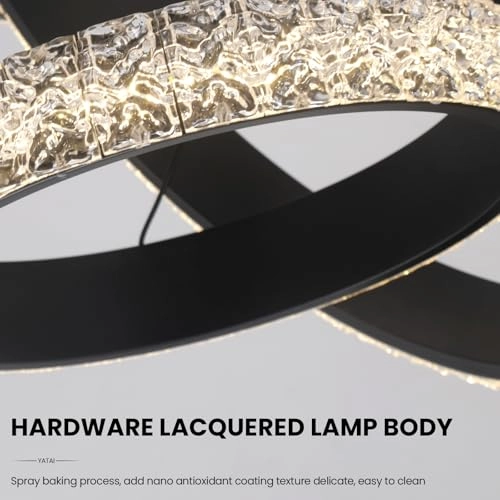 Modern LED Chandelier - 3000K-6000K Dimmable