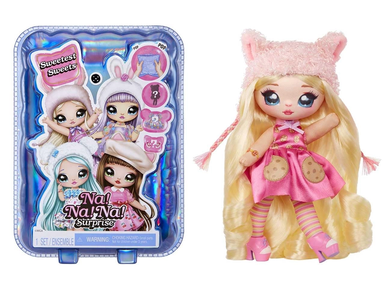 Na! Na! Na! Surprise Lily Llama Fashion Doll - 19 cm Pink