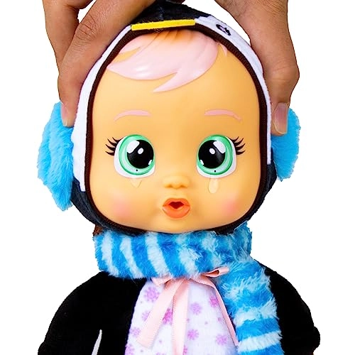 Izzy Baby Doll - 9" Cries Real Tears Blue Penguin Themed Pajamas Ages 18 months+