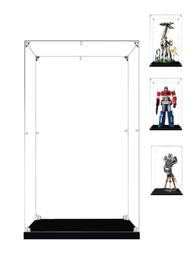 BOOVAX Display Case - Acrylic Clear for Lego 10302 76989 43230 11.8x7.8x15.7inch