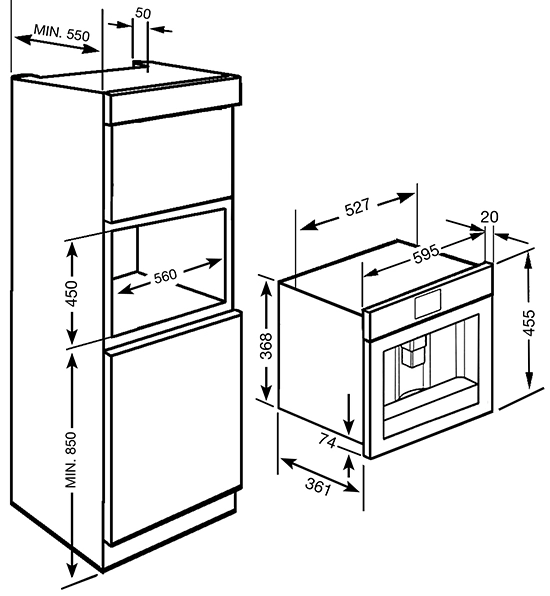 CMS4604NR - TFT full touch display 13 beverages