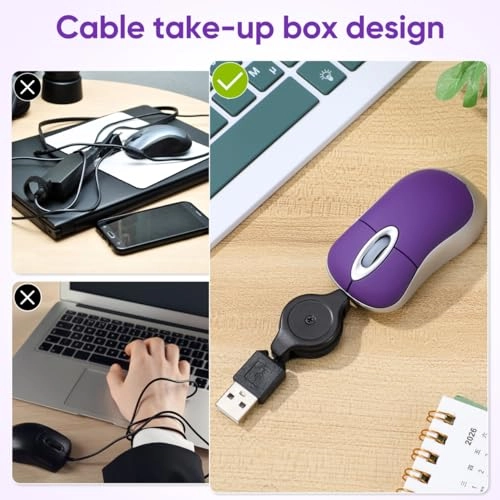 Mini Computer Rechargeable Mouse - Wi-Fi