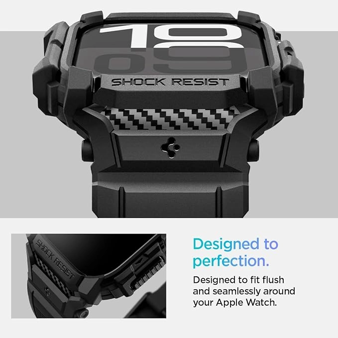 Rugged Armor Pro Case with Band for Apple Watch Series 10 - 46mm
