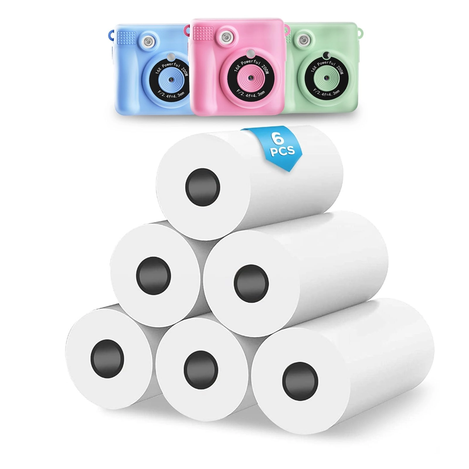 NUOTUN DYZ-6 - 6 Rolls length: 5.5 cm / 2.24 inches, width: 3 cm / 1.18 inches
