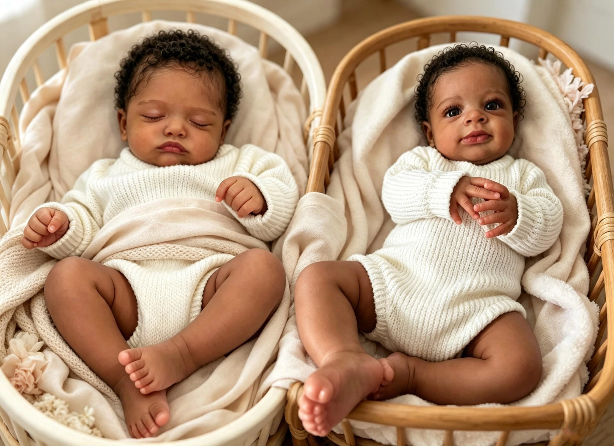 Anano Reborn Baby Doll - 20 in Silicone Set