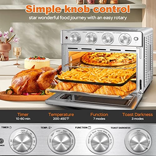 Air Fryer Toaster Oven - 6 Slice
