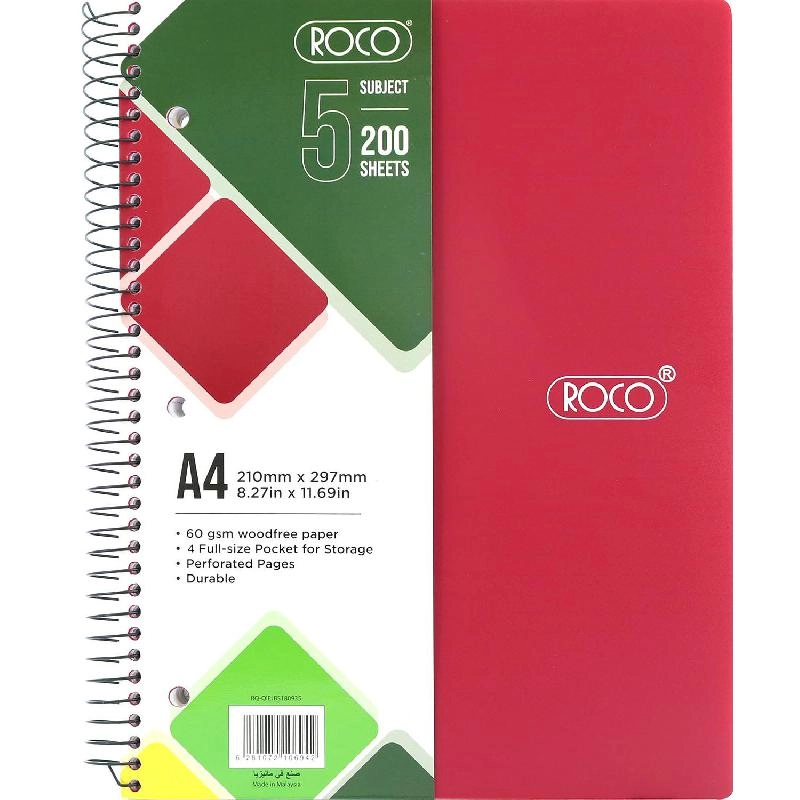 Neon A5 Spiral - Lined 100 Sheets