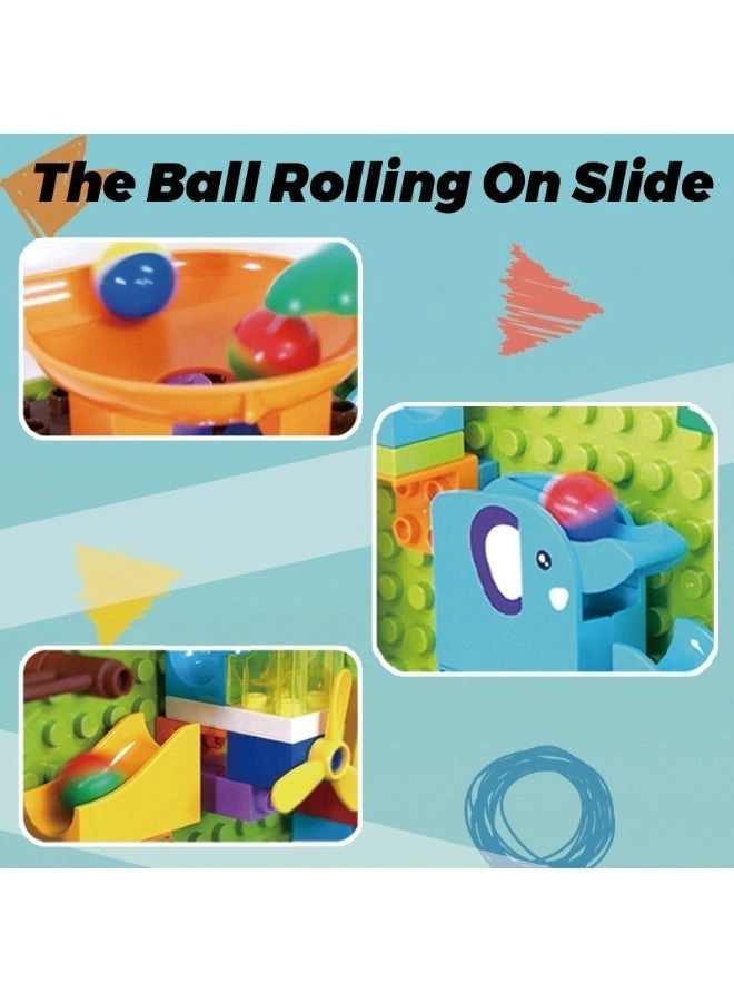 Slide Block Wall Set - Safari 212pcs