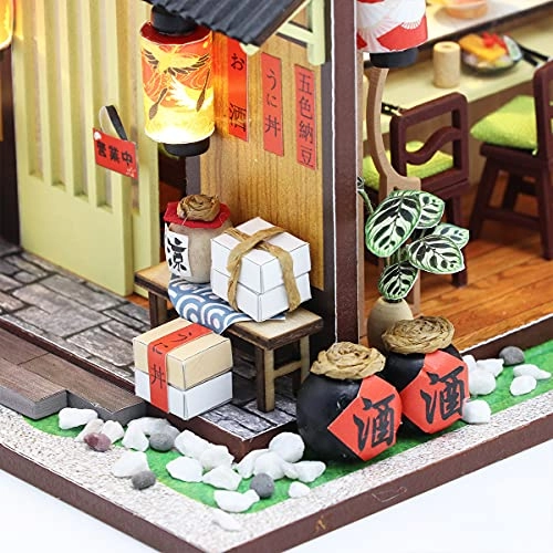 DIY Miniature Dollhouse Kit - Tiny House 1:24