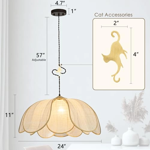 Rattan Chandelier