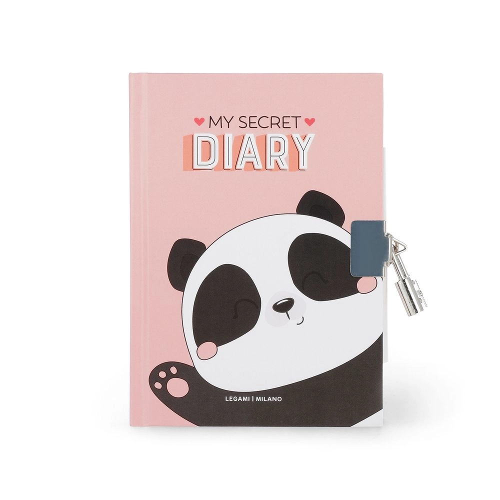 Legami My Secret Diary - Panda 328 pages Metal padlock