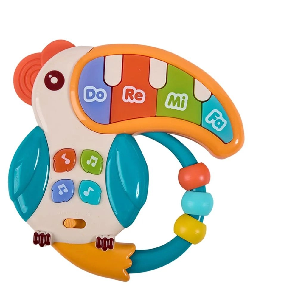 Eurekakids Mini Piano Musical Sensory Tucan - 5 melodies 18 Months