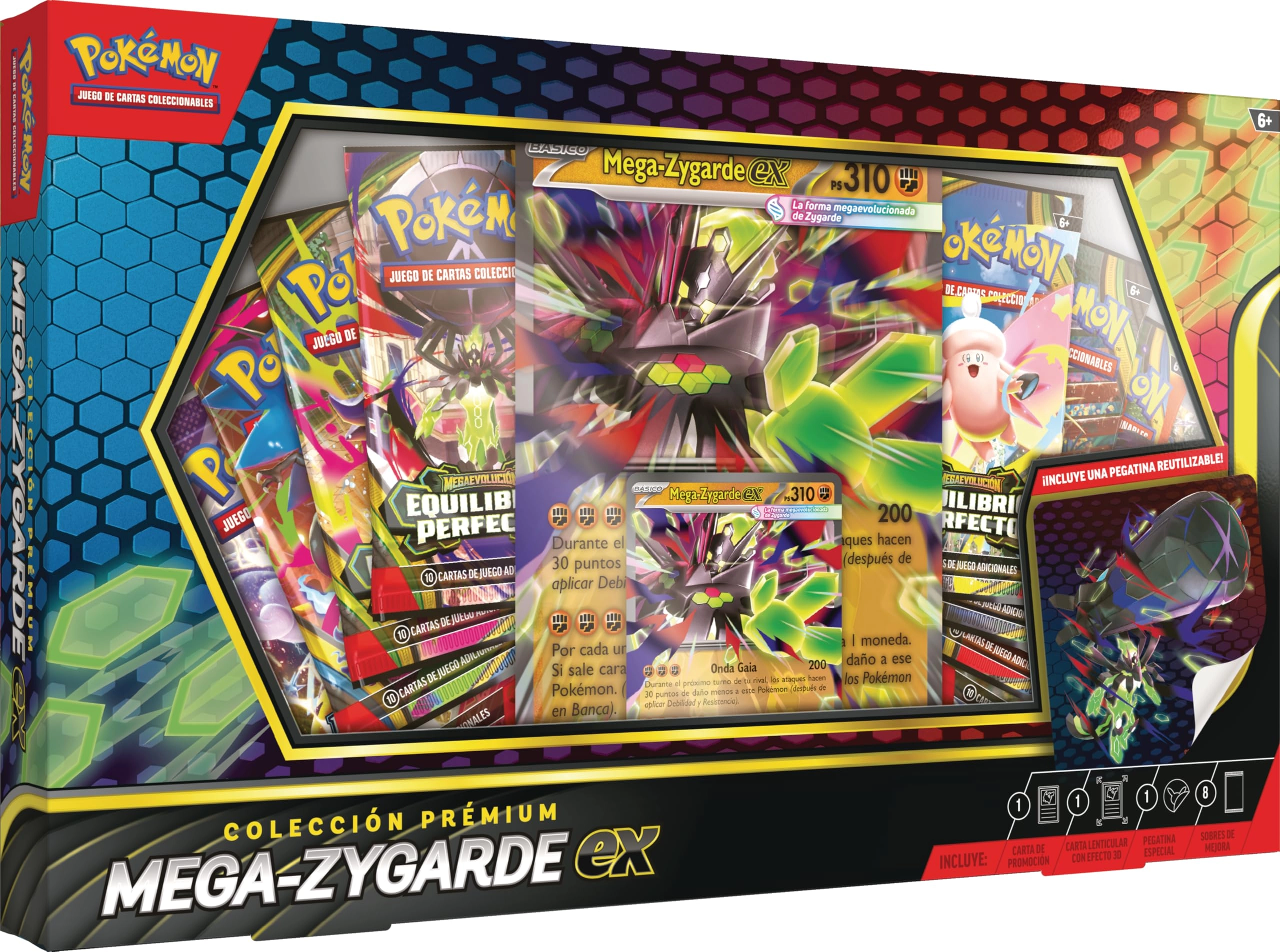 The Pokémon Company International Mega-Zygarde ex Premium Collection - Promo Holographic Card 8 Booster Packs