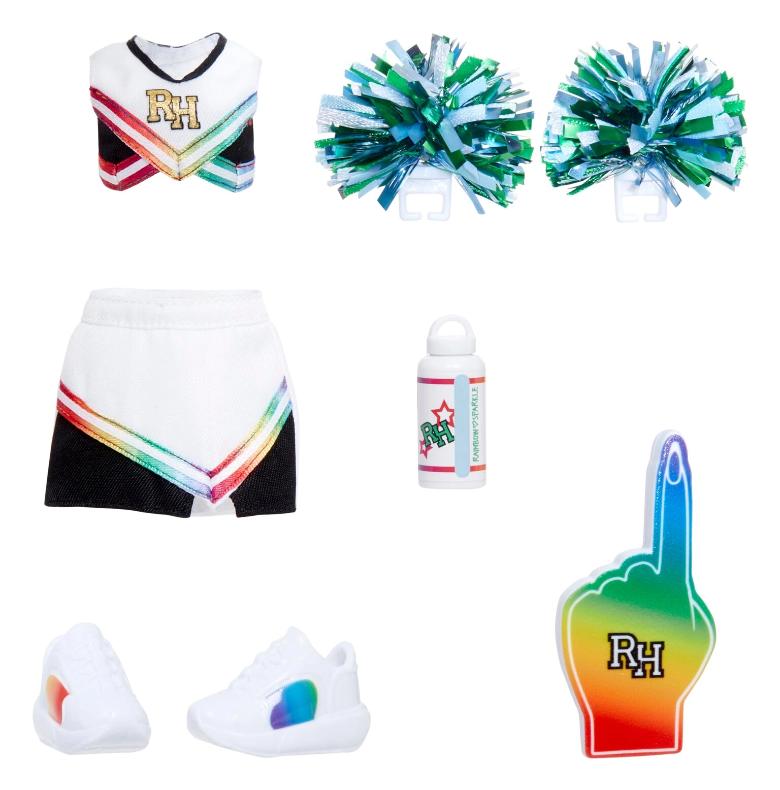 Rainbow High Fashion Pack Pep Rally - Cheerleading Outfit Accessories