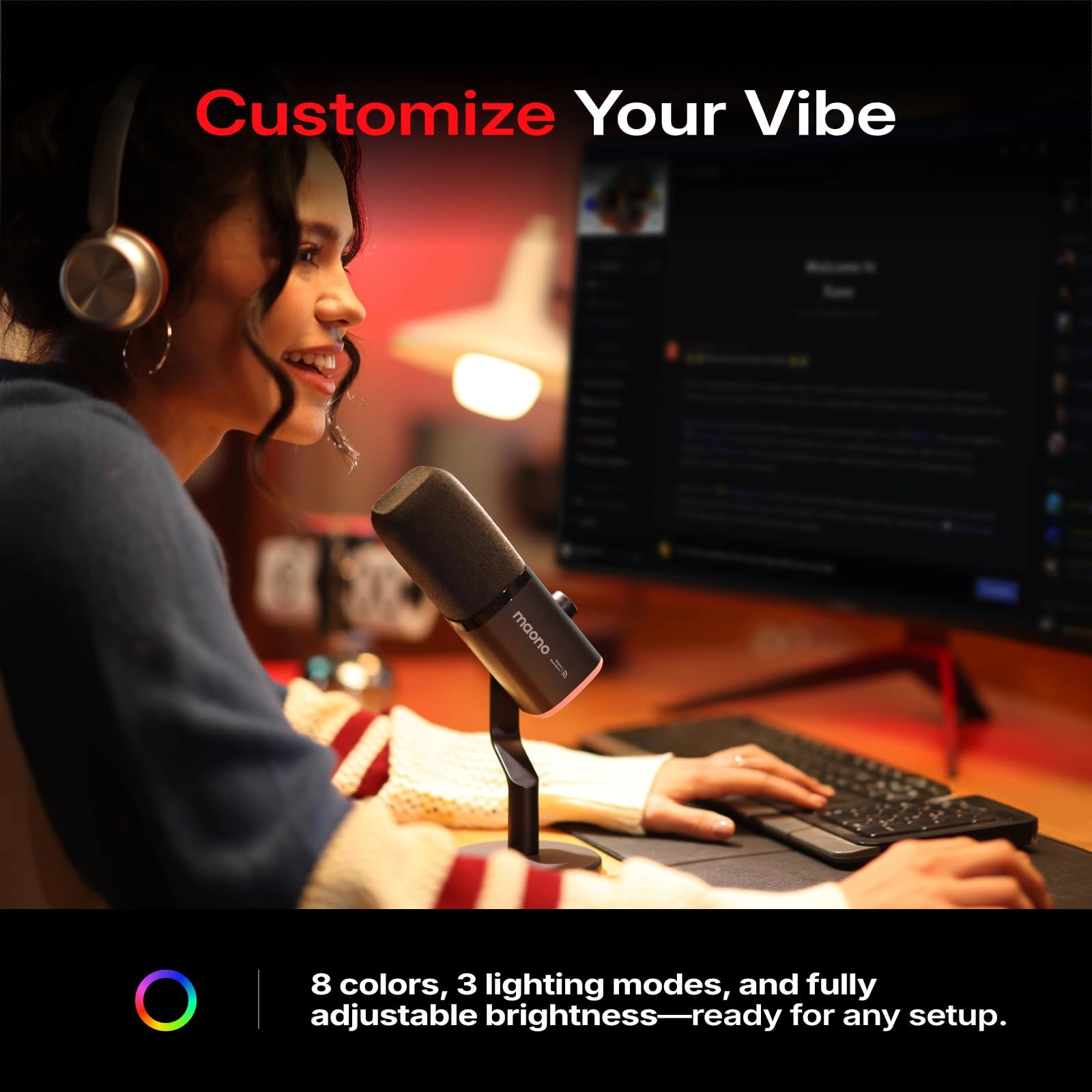PD100W USB+Wireless Microphone