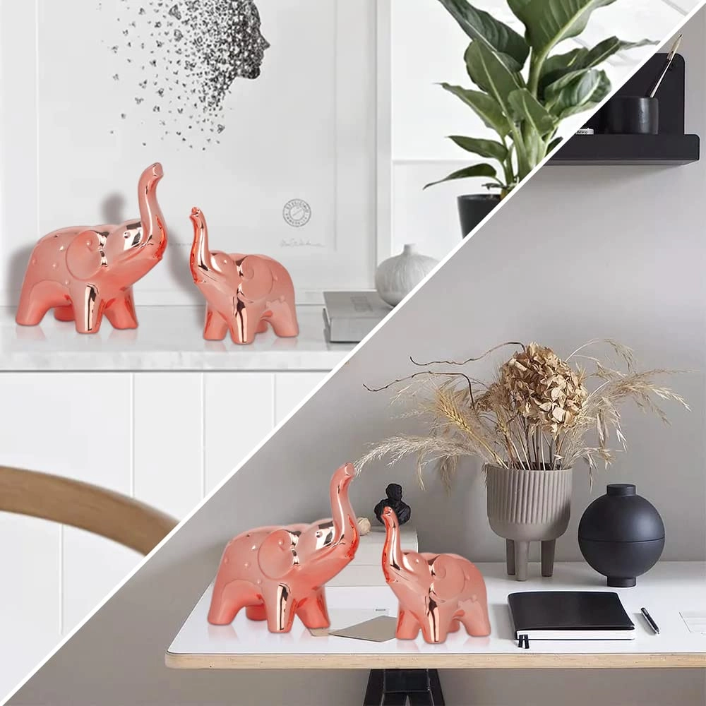 Elephant Statue - Ceramic , Resin