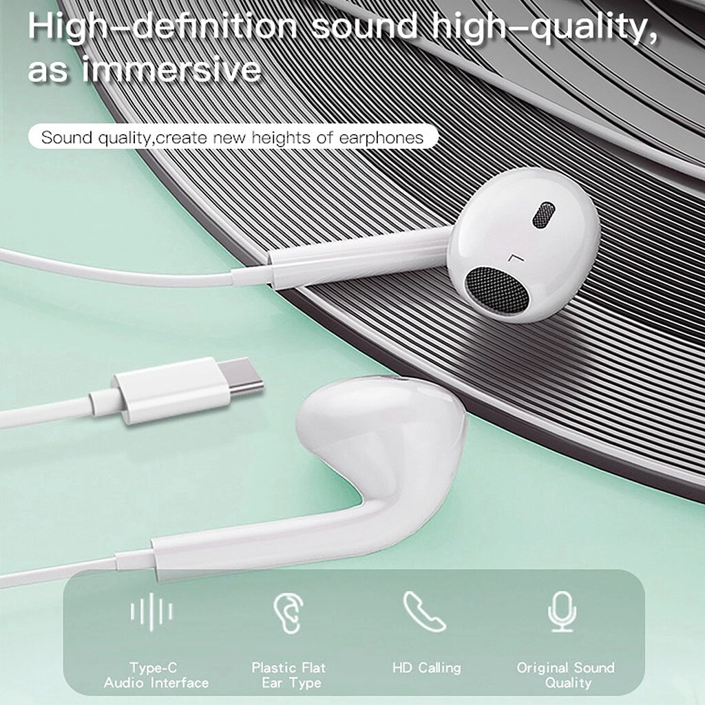 USB-C Headphones Wired Earbud