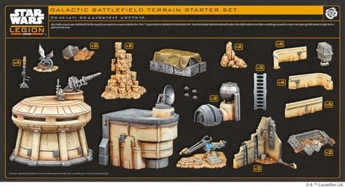 Star Wars Legion: Galactic Battlefield Terrain Starter Set