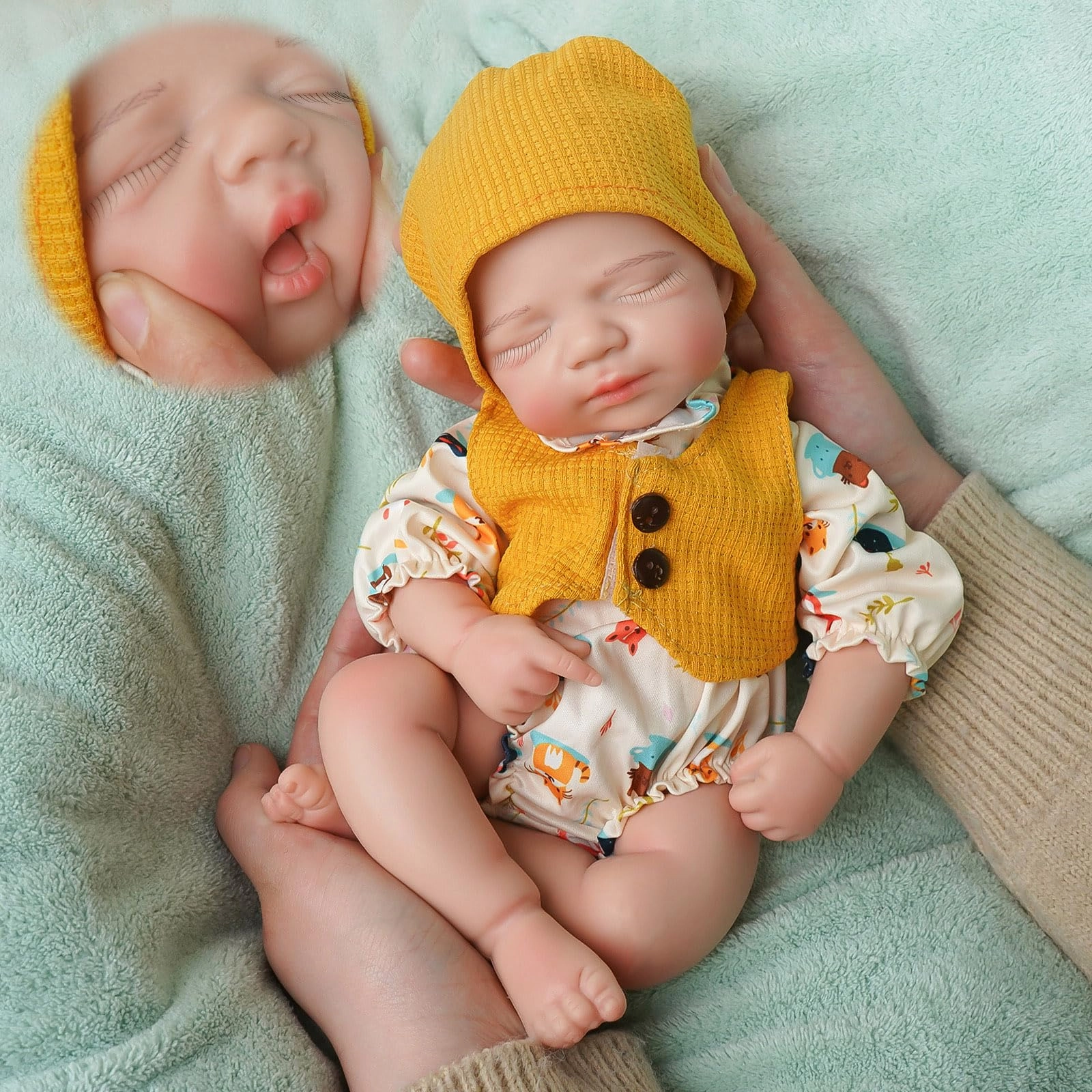 Reborn Baby Doll - 11.8in Silicone Boy Ages 3+