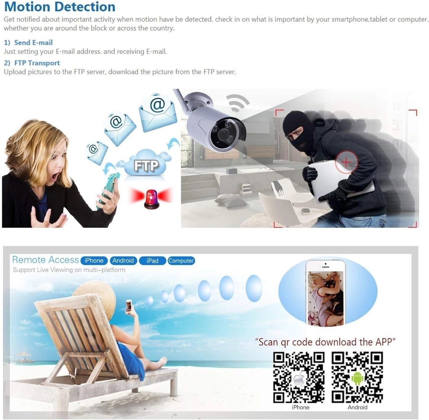 CCTV security Kit - 8 8Channel 1080P/2.0MP