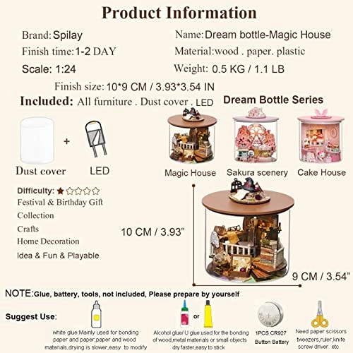 DIY Miniature Dollhouse Kit - 124 scale
