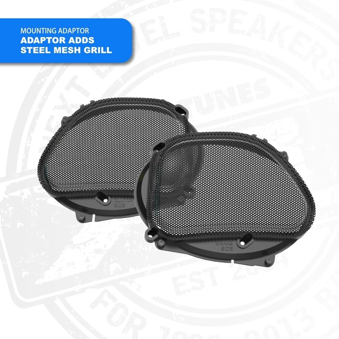Hogtunes 57 MESH Front Speaker Grills - 2 Pack