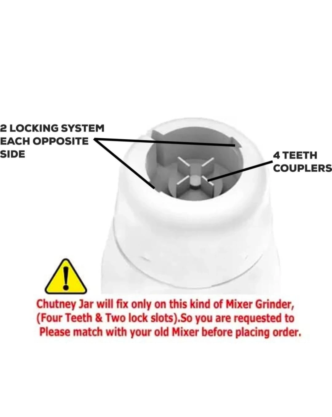 Mixer Grinder Jar - 200 ml 400 ml