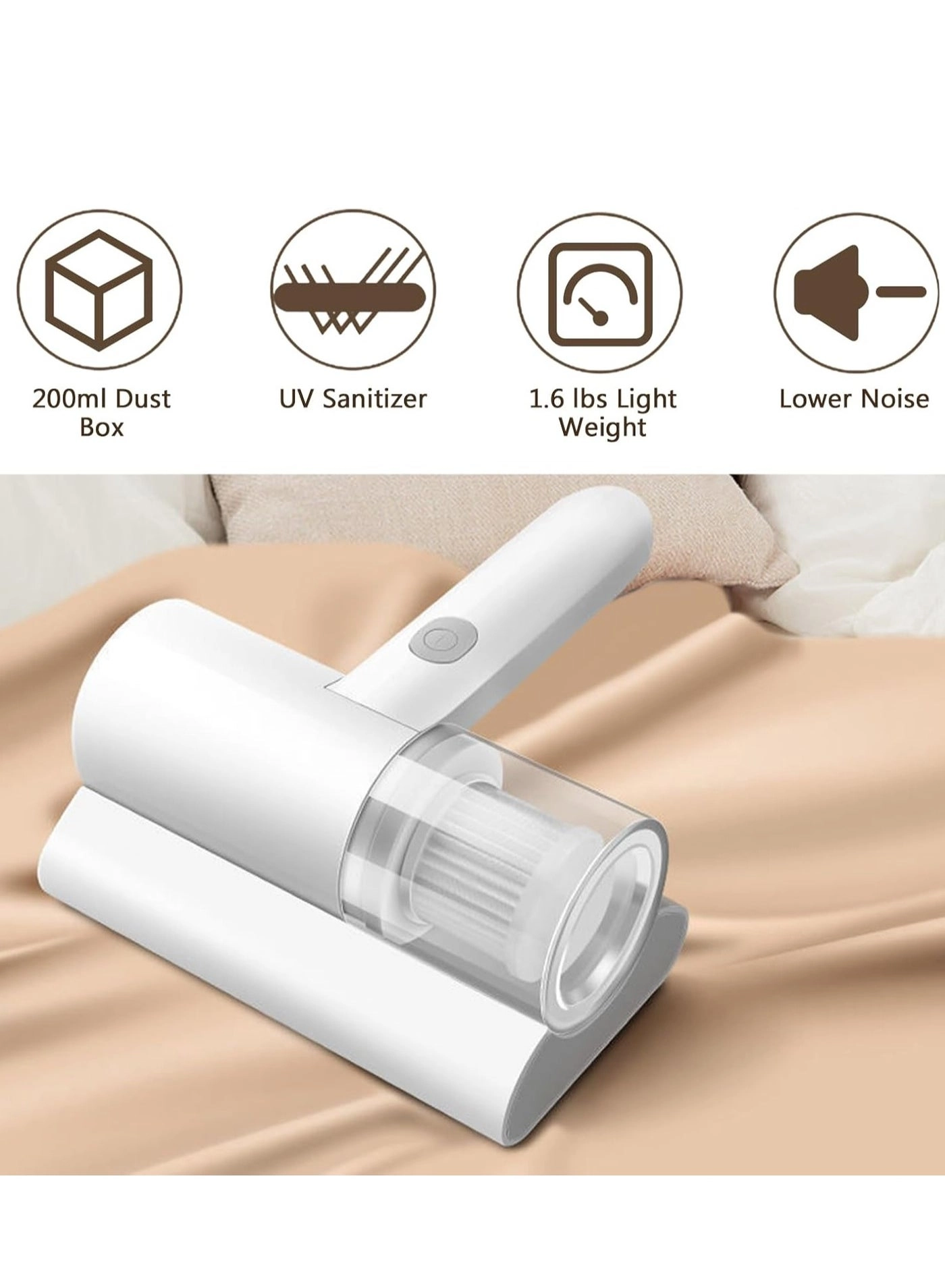 Wireless Vacuum Cleaner - UV-C Light 11Kpa Suction