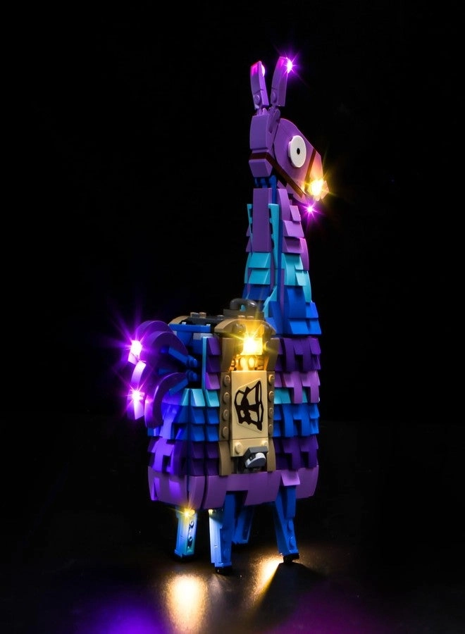 LED Lighting Kit for Supply Llama 77071 - Compatible with 77071 multicolored