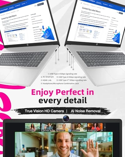 HP Laptop 17 - 17.3'' Ryzen 5-7430U 32GB DDR4 1TB SSD