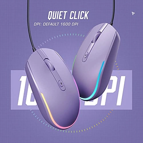 Wired LED RGB Backlit Mouse - USB