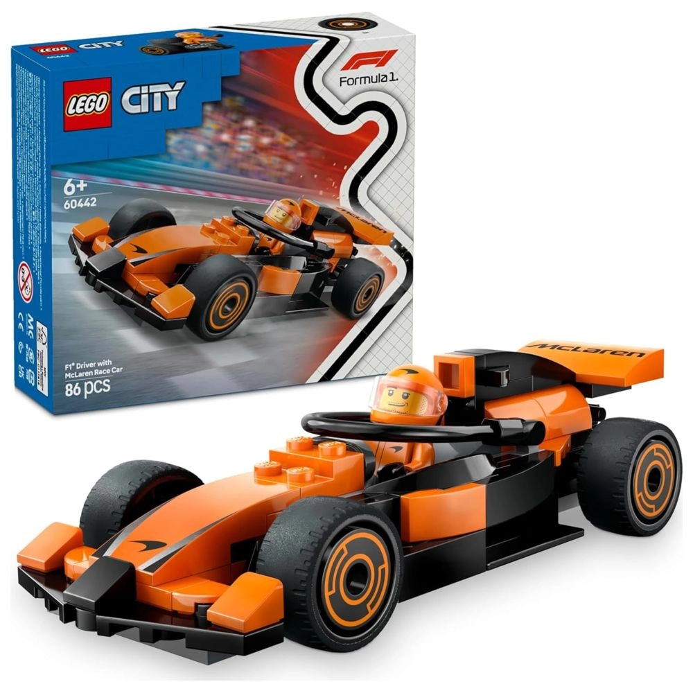 City F1 Driver With Mclaren Race Car (60442)