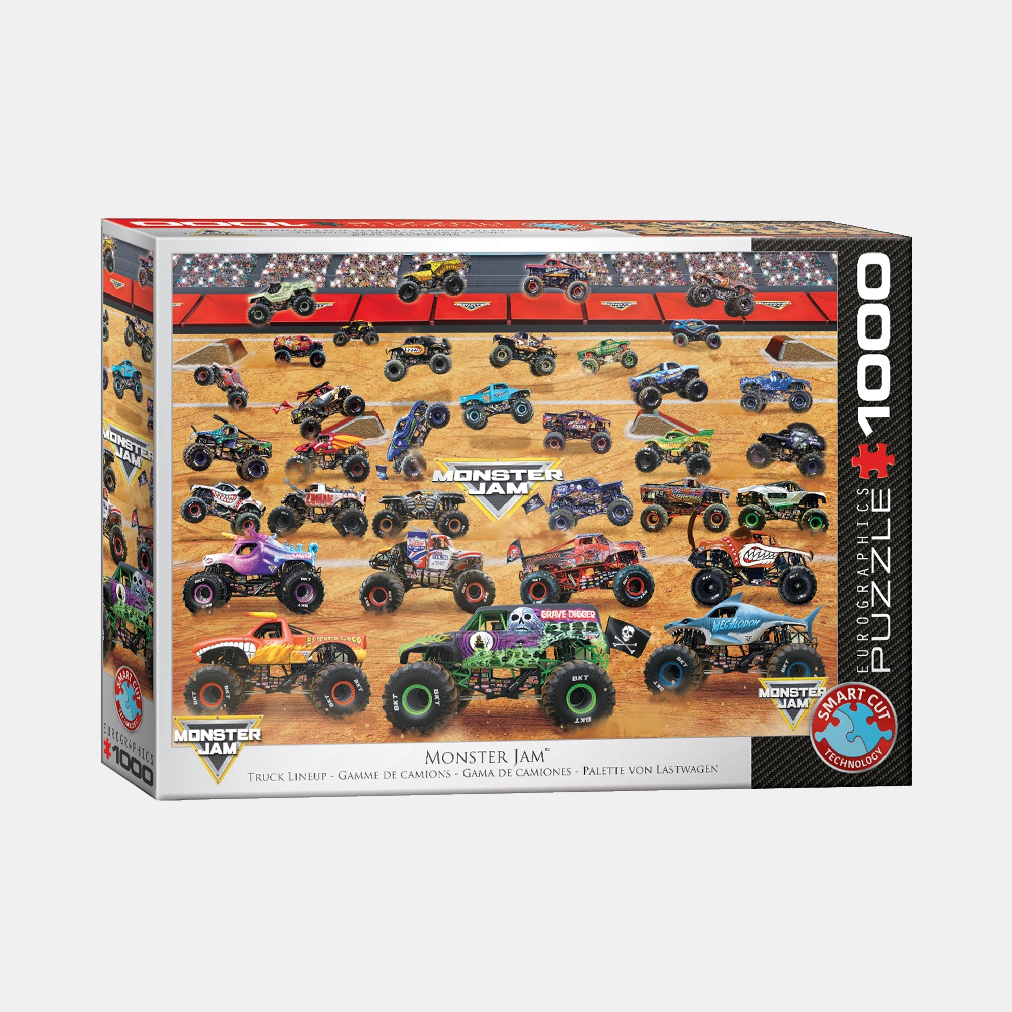 Eurographics Monster Jam Truck Lineup Puzzle (B367673) - 1000 pcs