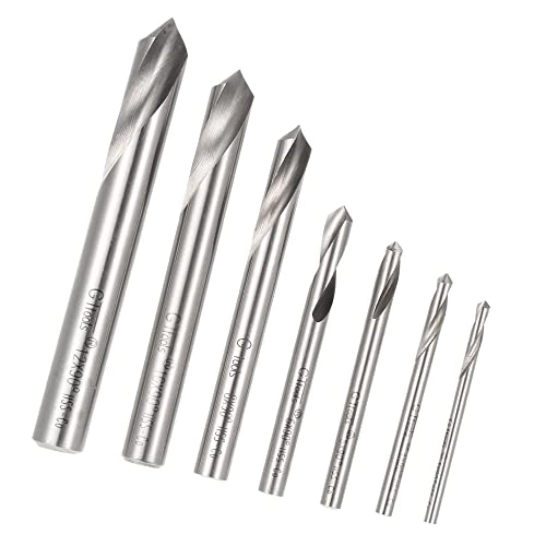Spotting Drill Bits - M42 7pcs 3mm / 4mm / 5mm / 6mm / 8mm / 10mm / 12mm