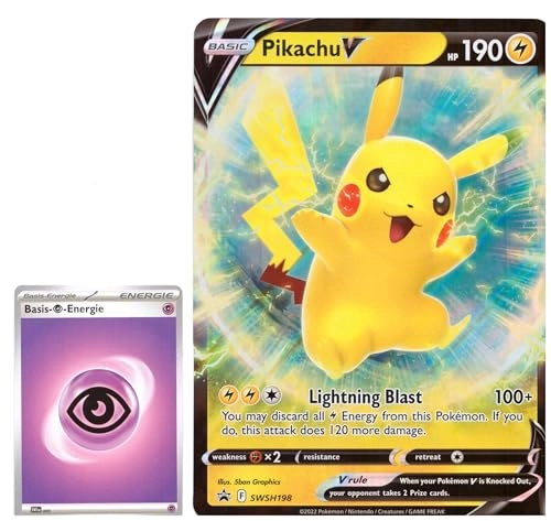 (Like New) PKM Pika V 198 - English - XXL Fullart Holo
