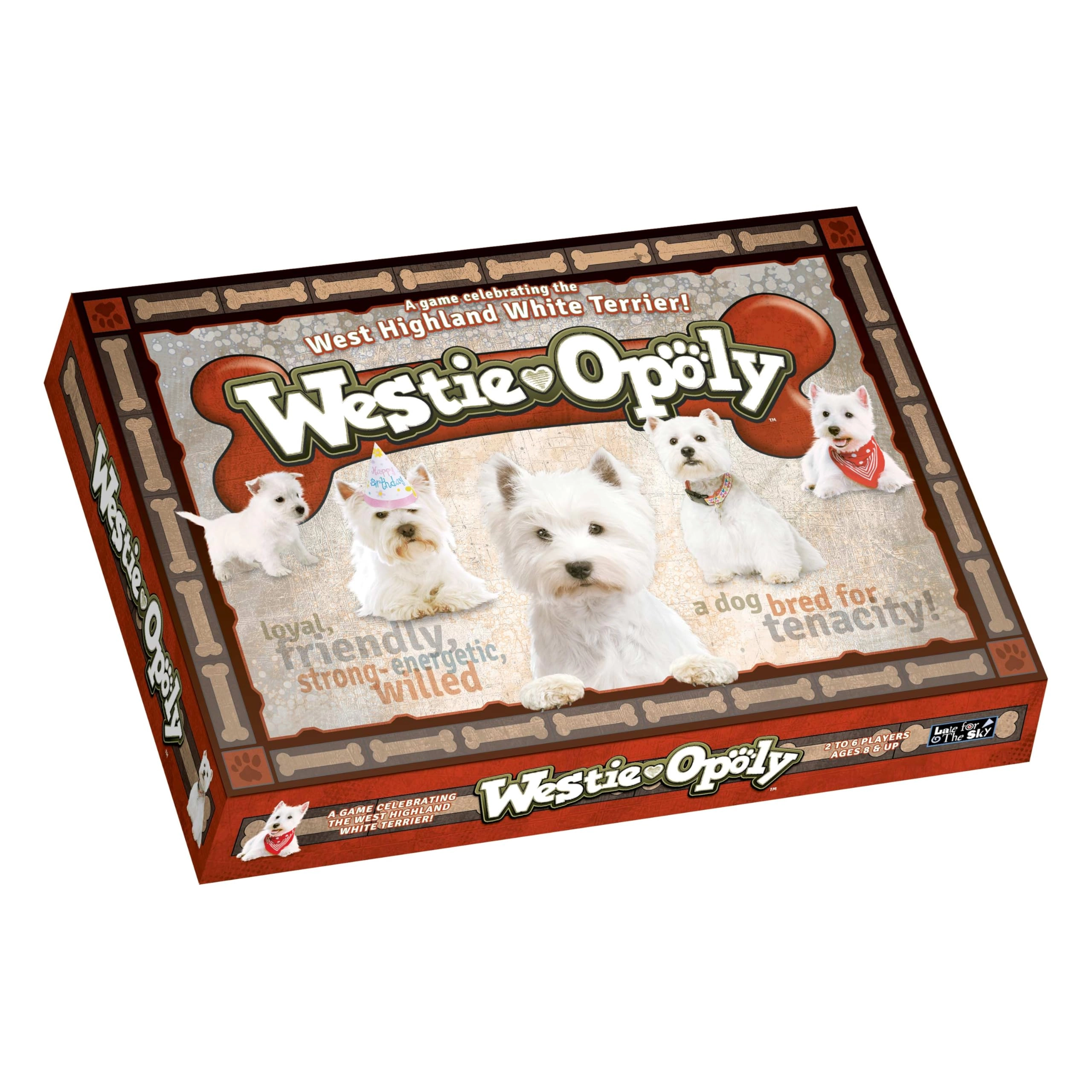 Late for the Sky Westie-opoly - 8 years+