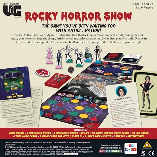 Rocky Horror Show Party Game - English 12 years and up