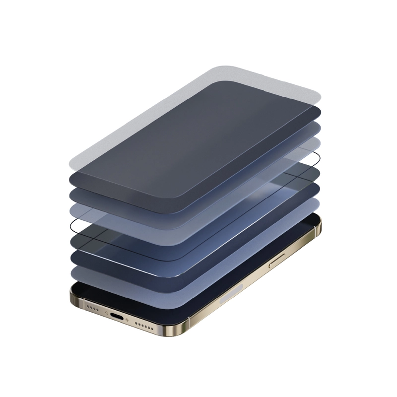 Full Coverage Tempered Glass Screen Protector for iPhone 15 Pro