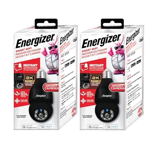 Smart Light Bulb Security Camera 2K