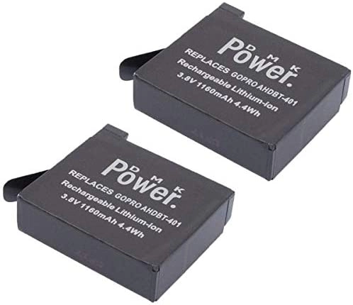 DMK Battery For Gopro Hero4 - 2 X Ahdbt-401