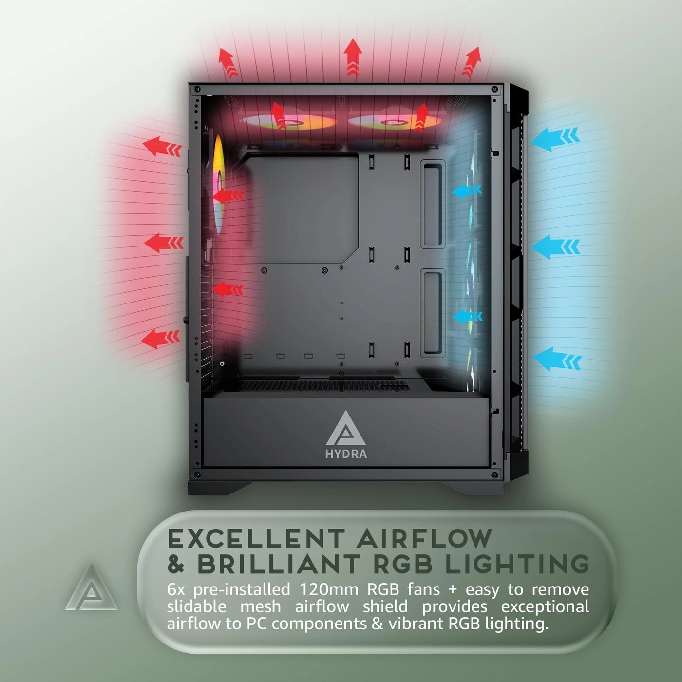 GDPROWH - 2 x Tempered Glass Panel Mid Tower