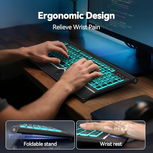 Large Print Backlit Keyboard - Wired