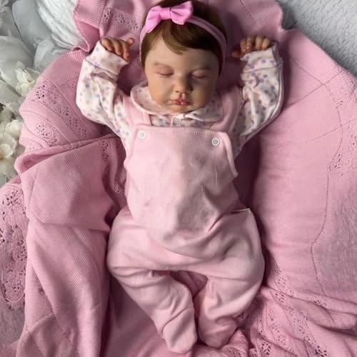 Loulou Reborn Baby Doll - 20 inch Full Body Vinyl Girl Ages 3+