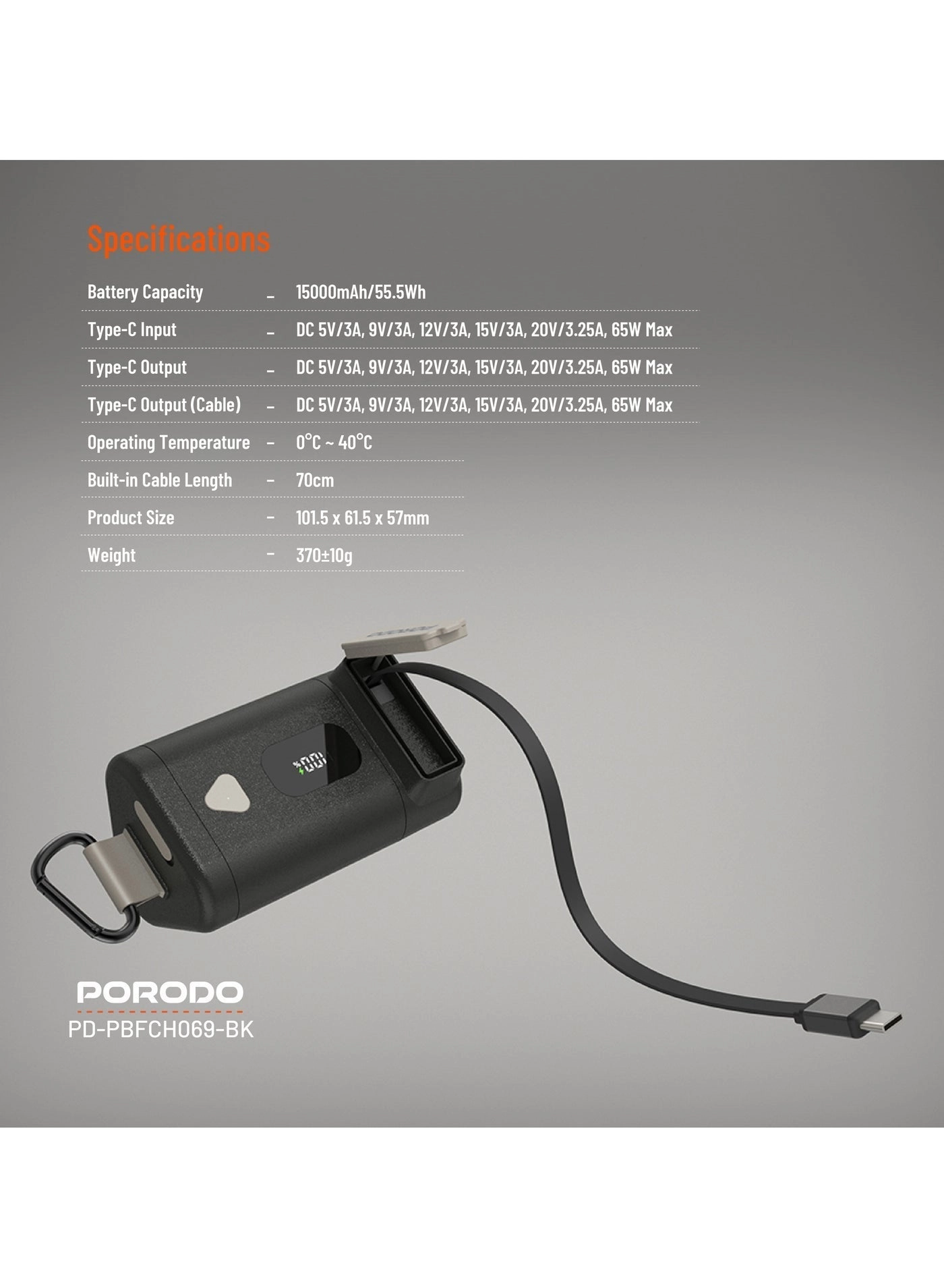 PB069 - 15000mAh 65W