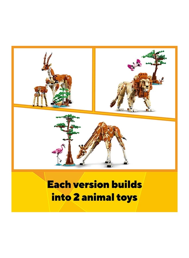 Wild Safari Animals (31150) - 3in1 Giraffe Gazelle Lion